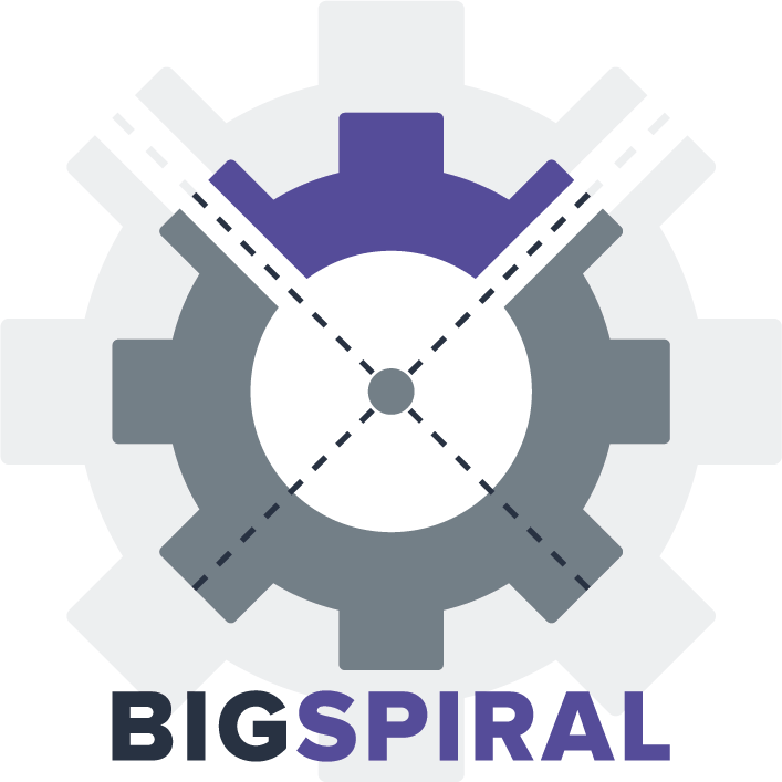 bigspiral logo white